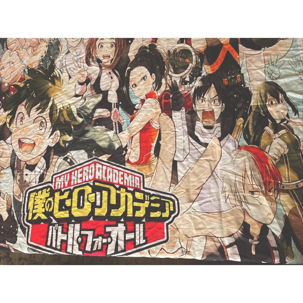 MY HERO ACADEMIA Manga Anime Flag Fabric Wall Tapestry Banner Collage 47x 48inch